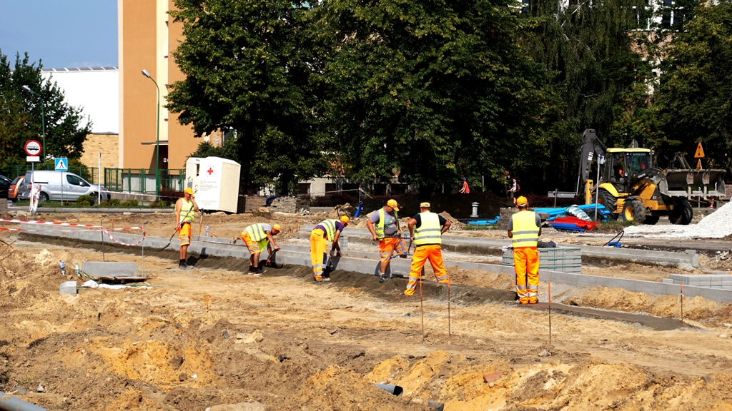 Rozbudowa ul. Sikorskiego w Słupcy - fotorelacja