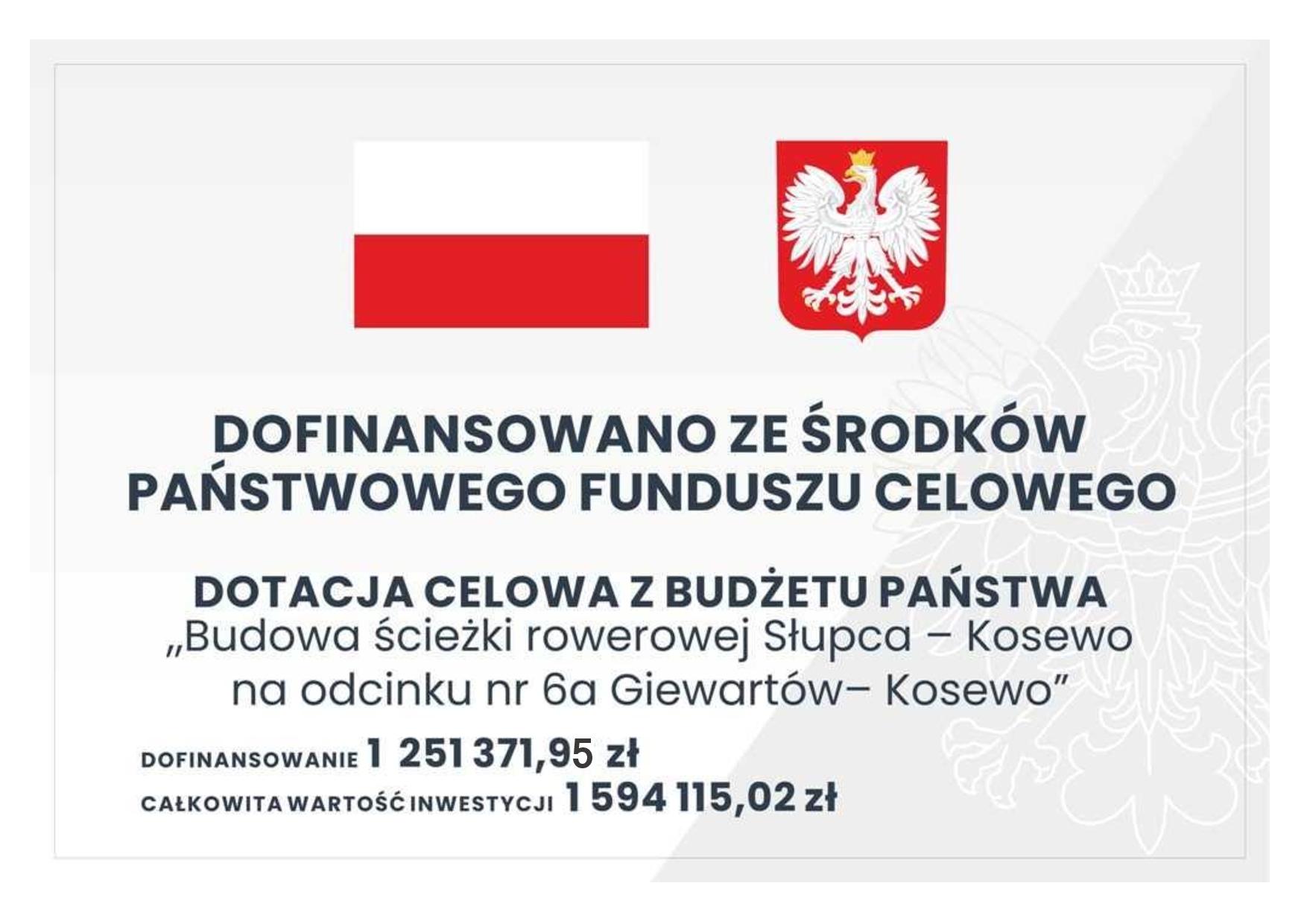 Budowa ścieżki rowerowej Słupca – Kosewo na odcinku 6a Giewartów Kosewo