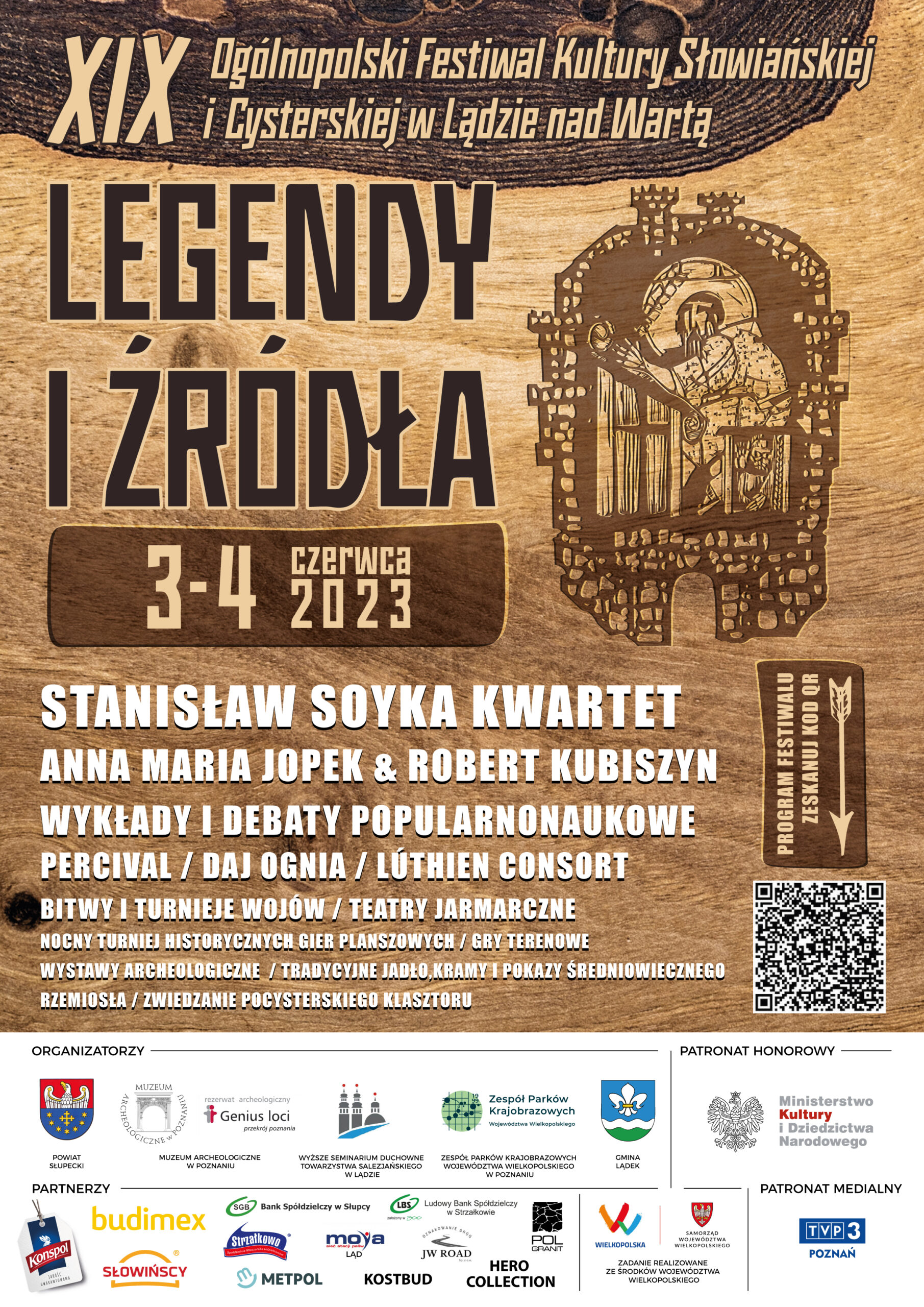 Program XIX Ogólnopolskiego Festiwalu Kultury Słowiańskiej i Cysterskiej w Lądzie nad Wartą